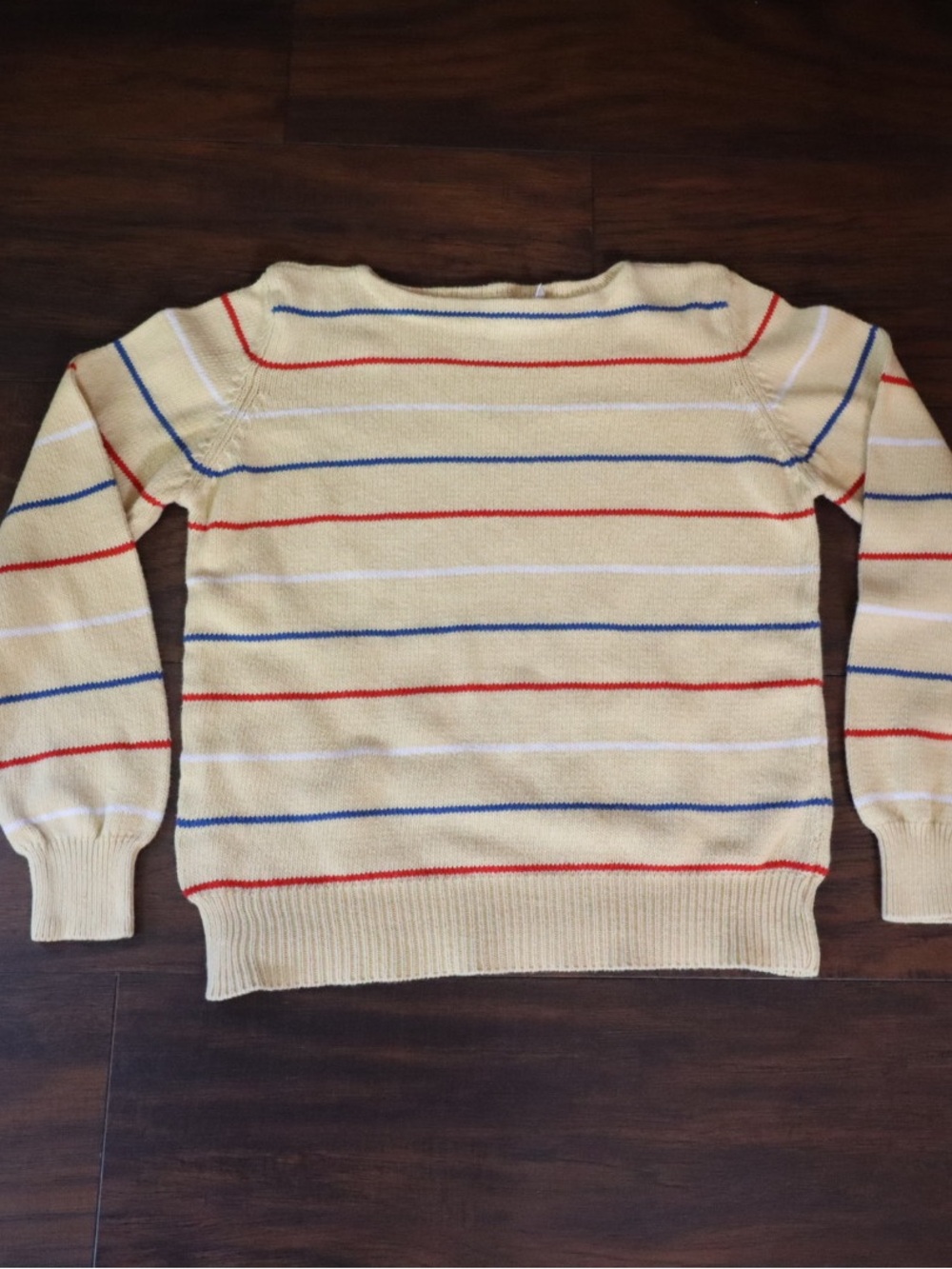 Vintage cotton Stripe Knit Sweater